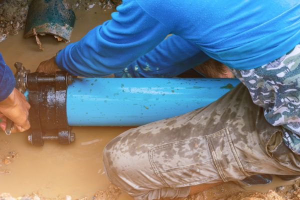 Underground Water Line Repair in Danbury